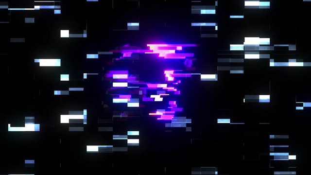 colorful futuristic laser glitch countdown from 10 to 1 interference background numbers from 10 to 1 new dynamic holiday joyful techno video footage