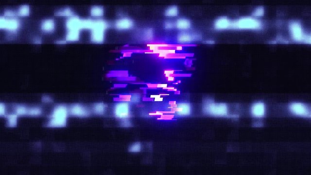 colorful futuristic laser glitch countdown from 10 to 1 interference background numbers from 10 to 1 new dynamic holiday joyful techno video footage