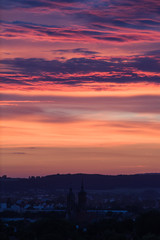 Herbstlicher Sonnenuntergang