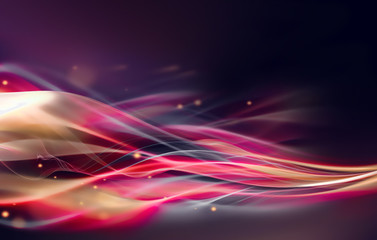 glowing wavy lines © BazziBa
