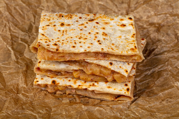 Turkish cuisine - gozleme
