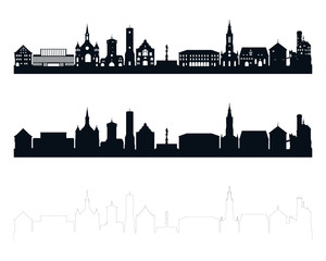 Naklejka premium Reutlingen, zestaw 3er