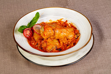 Stuffed cabbage with meat