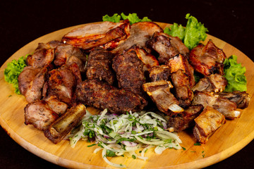 Mix plate barbecue