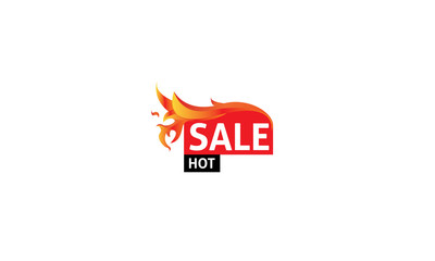 Hot Sale Red vector logo image