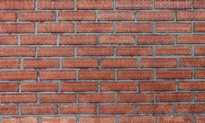 Background of old vintage brick wall, Red brick wall texture background.