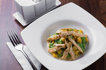 Bowl of caesar salad