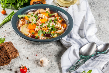 Italian soup Minestrone