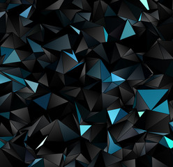 Obraz premium Triangular 3d, modern background