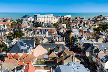 Ville de Cabourg, en Normandie