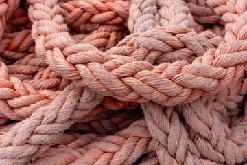 A photo of a ship's rope for use as a background
