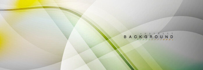 Smooth flowing wave motion concept background