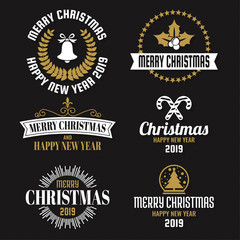 Christmas Vector Logo for banner