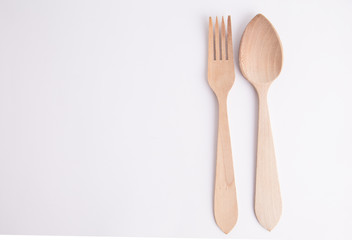 wooden spoon and fork