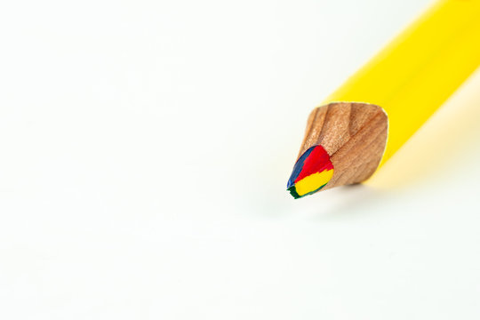 multi color painting lead pencil