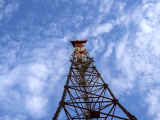 Radio tower Krasnaya Polyana Sochi
