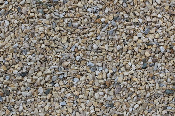 Back background of gravel, many small stones