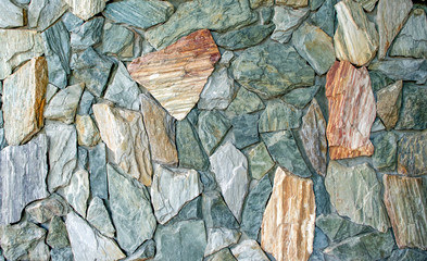 Panele Szklane  zamknij tło kamienia powierzchniowego, tapety. Tło tekstury kamiennej ściany