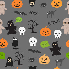 Halloween Seamless Pattern