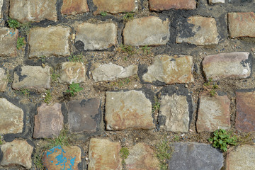 Old stone pavement