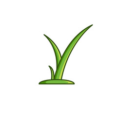Grass icon vector template