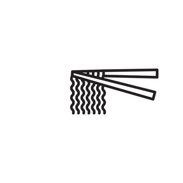 recommend clip art: Noodle chopsticks icon