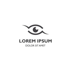 Obraz premium Eye vision logo icon