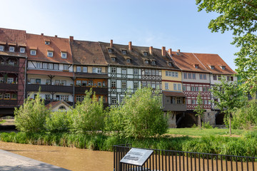 Krämerbrücke in Erfurt, Thüringen