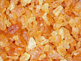 sweet brown rock sugar food texture background