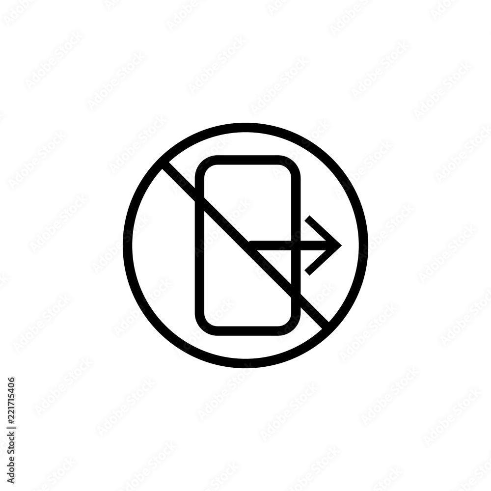 Poster prohibition of data saving icon. element of prohibition sign for mobile concept and web apps icon. t