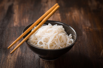 Japanese food - Shirataki noodles (Konjac)