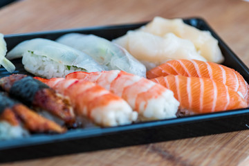 Japanisches Sushi Take Away Box