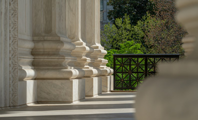 Obraz na płótnie Canvas United States Supreme Court building located in Washington, D.C., USA.