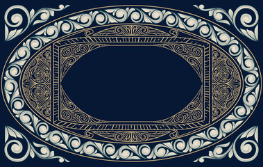 Ornate decorative vintage design
