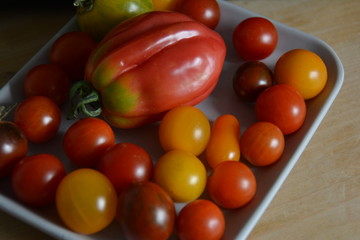 Bunte frische Tomaten