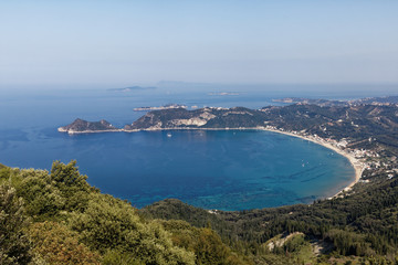 Fototapeta na wymiar Ágios Geórgios bay corfu, near Paleokastritsa, Europe