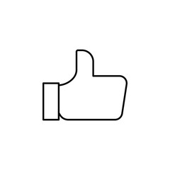 like icon. Element of business icon for mobile concept and web apps. Thin line like icon can be used for web and mobile