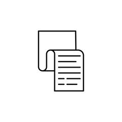 report icon. Element of business icon for mobile concept and web apps. Thin line report icon can be used for web and mobile
