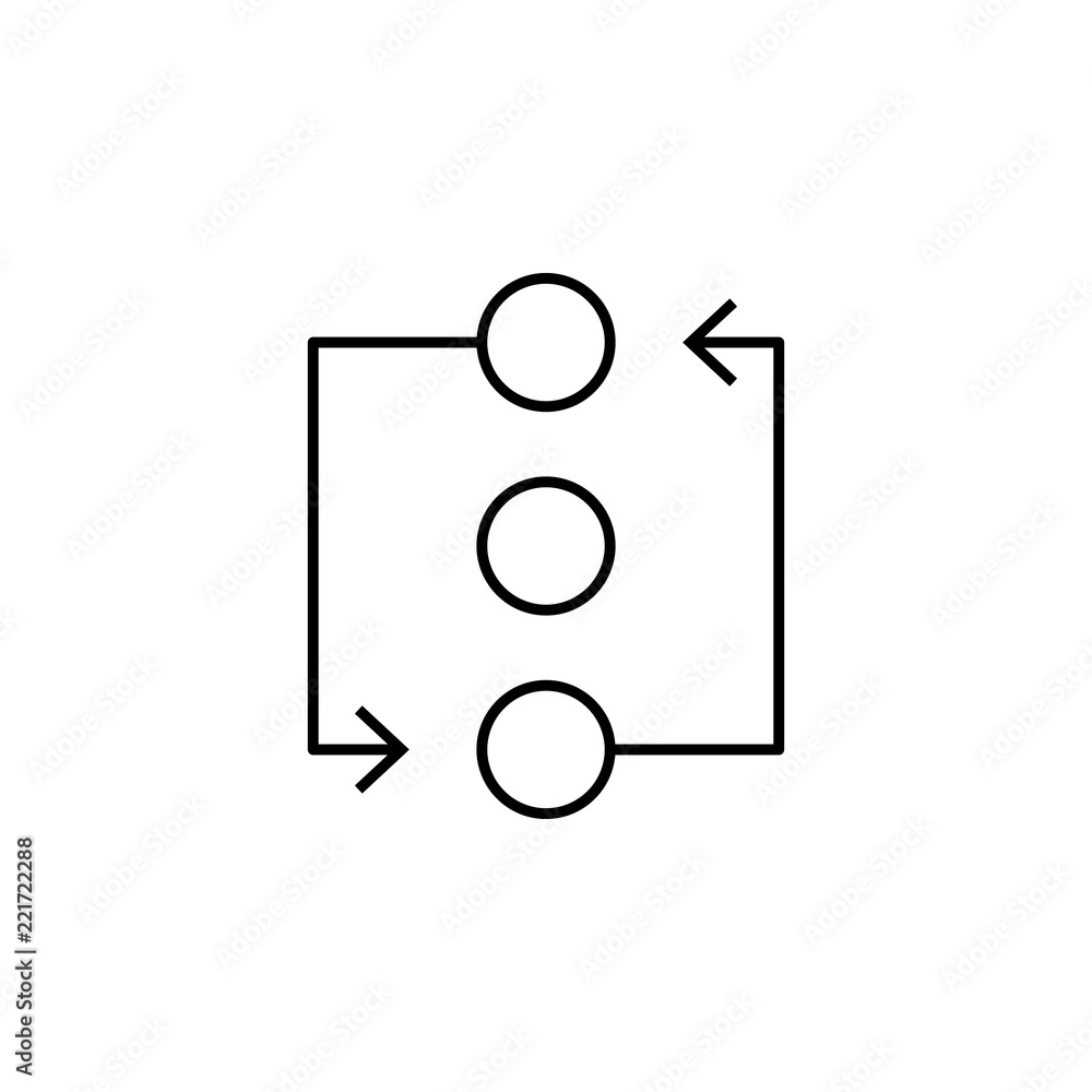 Poster compound icon. element of business icon for mobile concept and web apps. thin line compound icon can