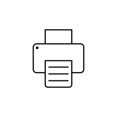 Printer icon. Element of business icon for mobile concept and web apps. Thin line Printer icon can be used for web and mobile