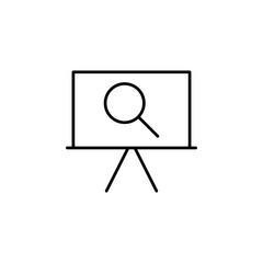 Search icon. Element of business icon for mobile concept and web apps. Thin line Search icon can be used for web and mobile