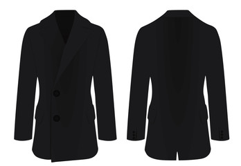 Men elegant coat, vector 