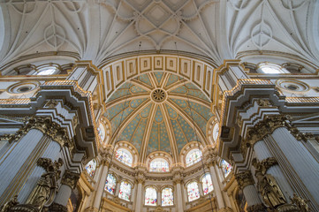 Obraz premium Kathedrale von Granada, Granada, Andalusien, Spanien