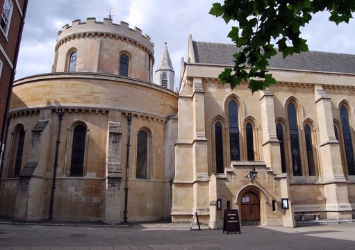 Temple church, 12th-century church in the City of London