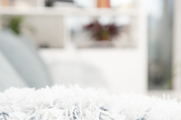 White background with elements of interior