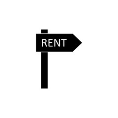 rental sign icon. Element of simple icon. Premium quality graphic design icon. Signs and symbols collection icon for websites, web design, mobile app