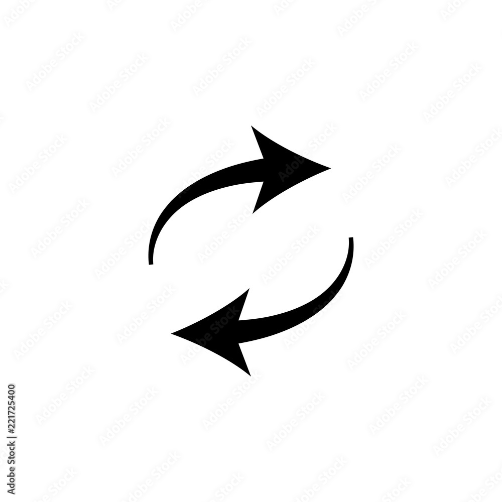 Poster arrow updates icon. element of simple icon. premium quality graphic design icon. signs and symbols c