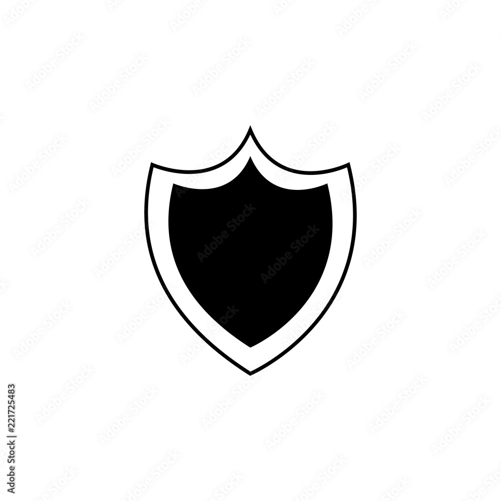 Poster shield icon. element of simple icon. premium quality graphic design icon. signs and symbols collecti