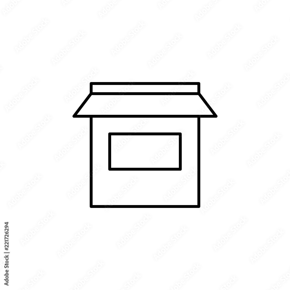 Poster diploma icon. element of building and landmark outline icon for mobile concept and web apps. thin li