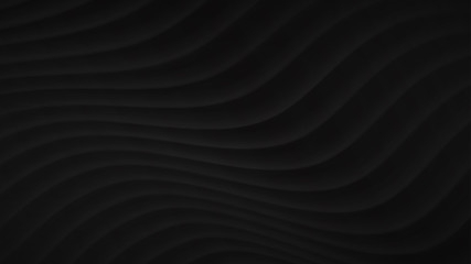Abstract background with wavy lines in black colors
